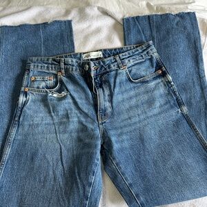 Zara Women's Blue Boot Cut Jeans